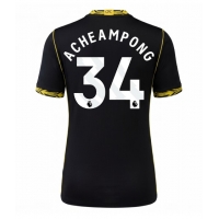 Camiseta Chelsea Josh Acheampong #34 Segunda Equipación Replica 2026-27 para mujer mangas cortas